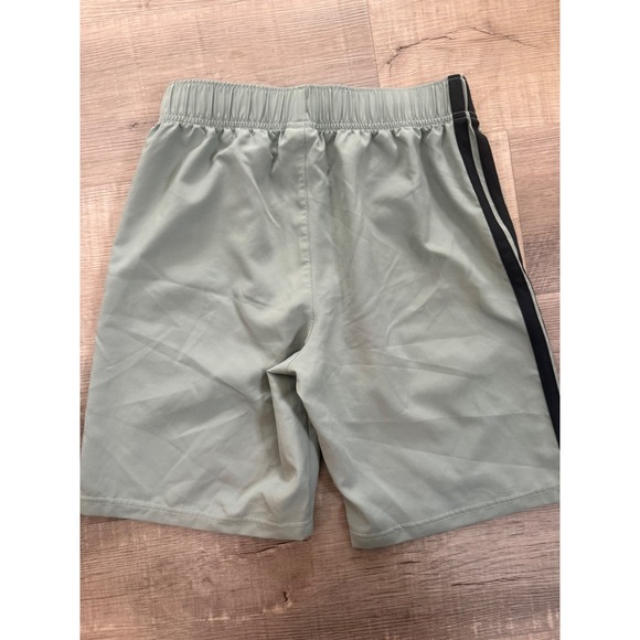 Adidas Boys 3-Stripe Athletic Shorts - Sage Green - Size Large (14/16) - Picture 3 of 3